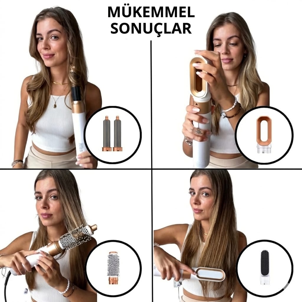 AirWrap: 5'i 1 Arada Saç Şekillendirici